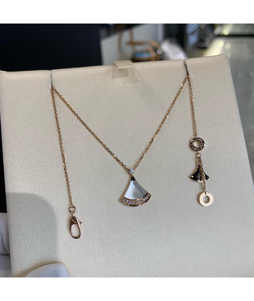 BVLGARI Золотое колье из розового золота, фото 4