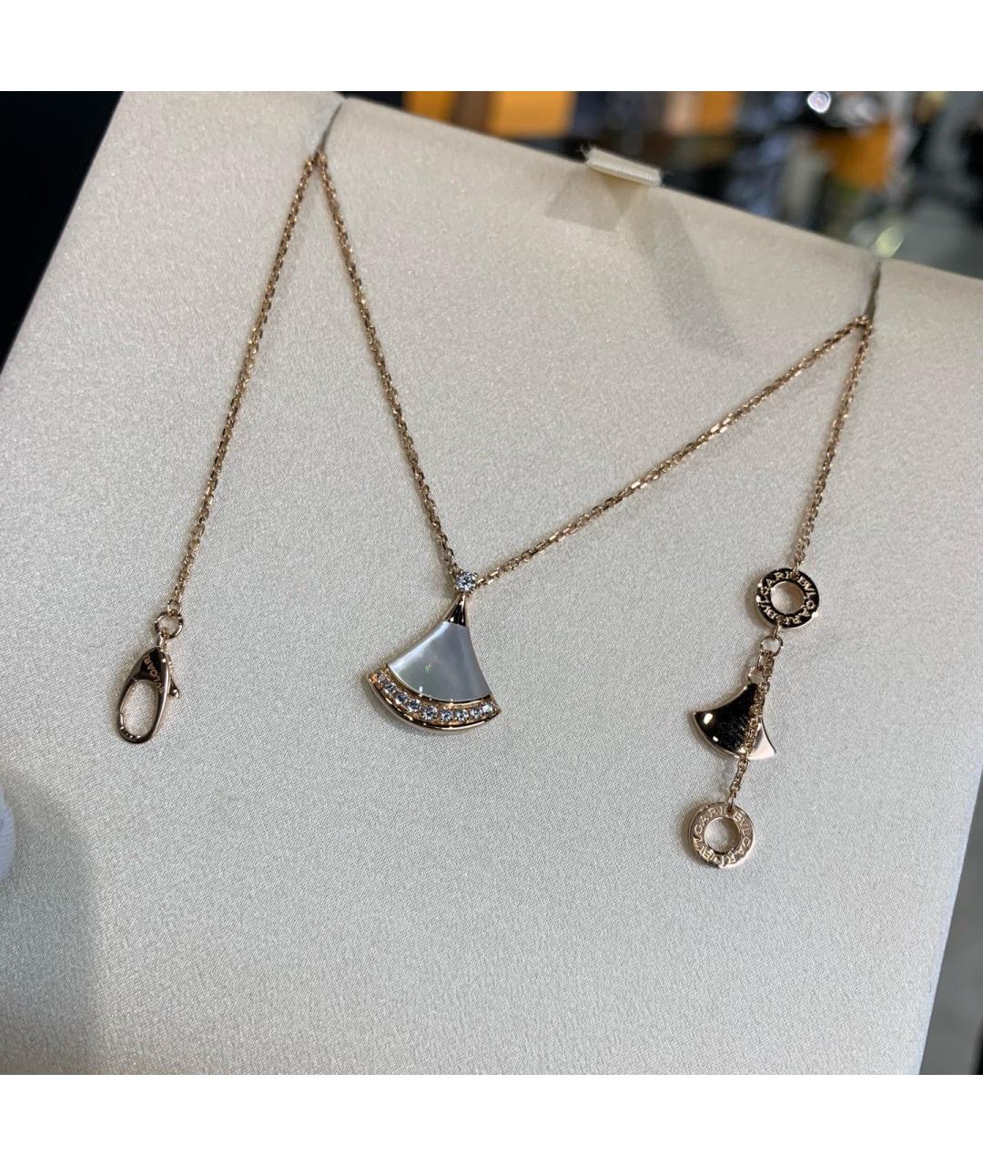 BVLGARI Золотое колье из розового золота, фото 5