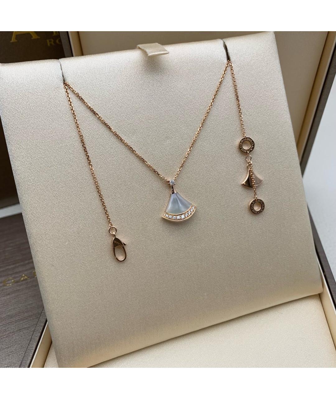 BVLGARI Золотое колье из розового золота, фото 6