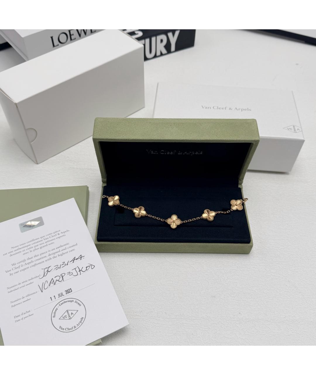 VAN CLEEF & ARPELS Золотой браслет из желтого золота, фото 2