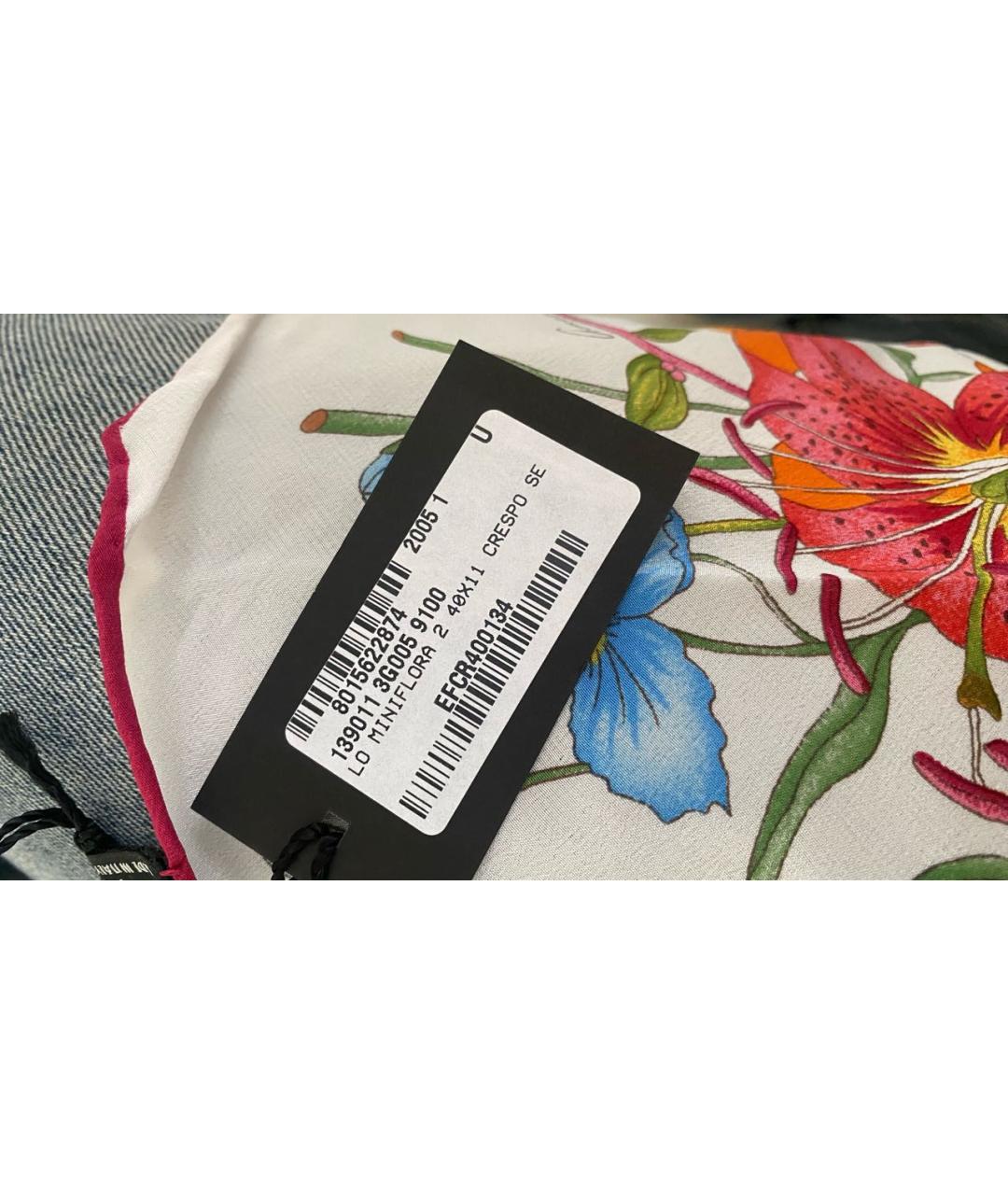 GUCCI Мульти шелковый шарф, фото 4