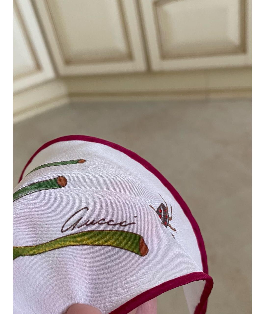 GUCCI Мульти шелковый шарф, фото 3