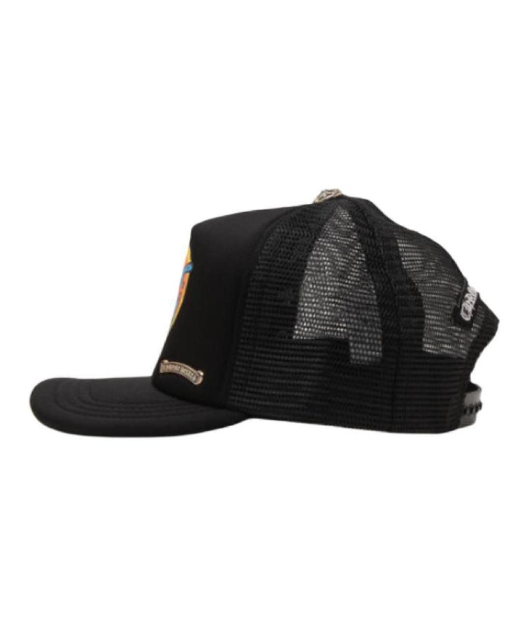 CHROME HEARTS Черная хлопковая кепка/бейсболка, фото 3