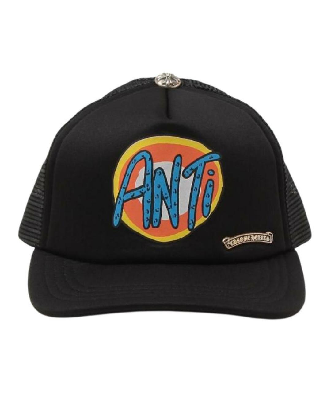 CHROME HEARTS Черная хлопковая кепка/бейсболка, фото 2