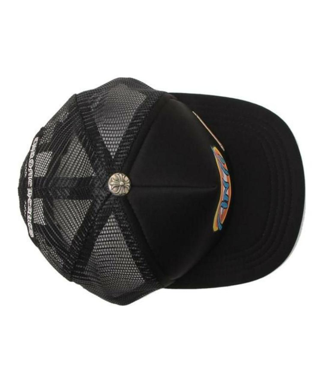 CHROME HEARTS Черная хлопковая кепка/бейсболка, фото 4