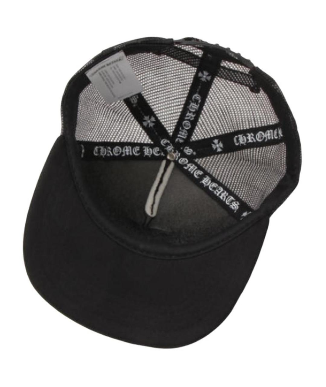 CHROME HEARTS Черная хлопковая кепка/бейсболка, фото 5