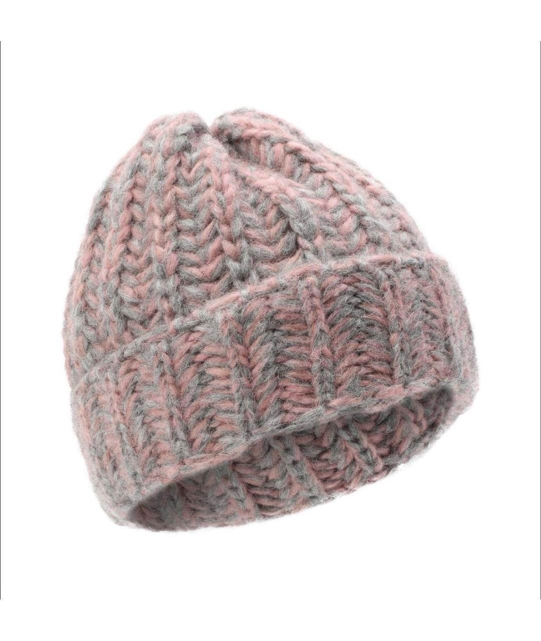 BILANCIONI Розовая шерстяная шапка, фото 1