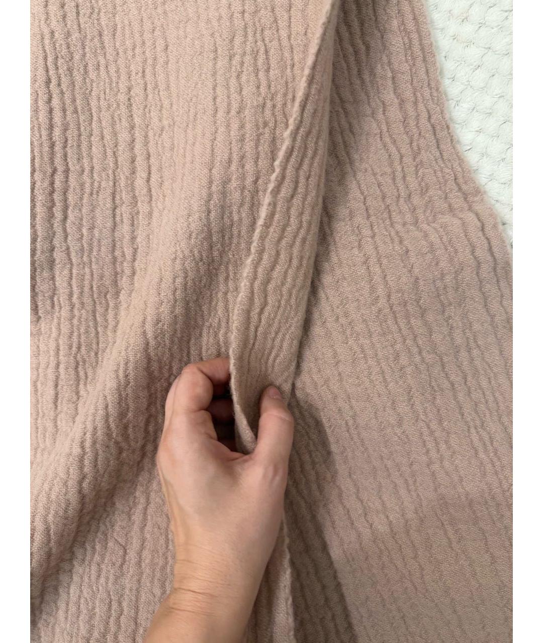 ACNE STUDIOS Розовый шерстяной шарф, фото 3