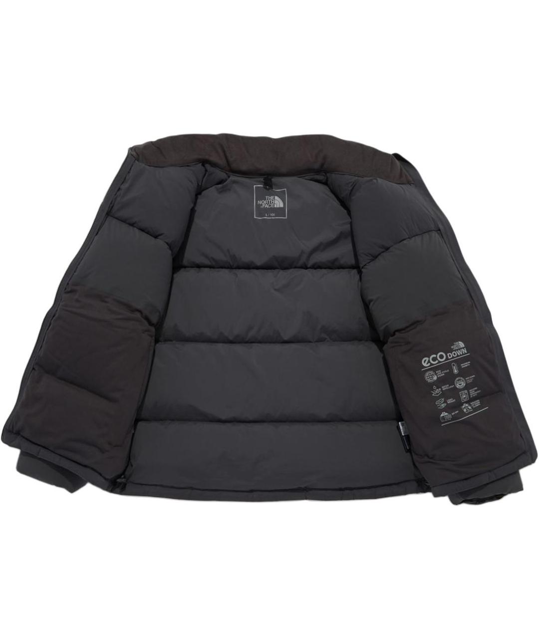 THE NORTH FACE Серый полиамидовый пуховик, фото 3