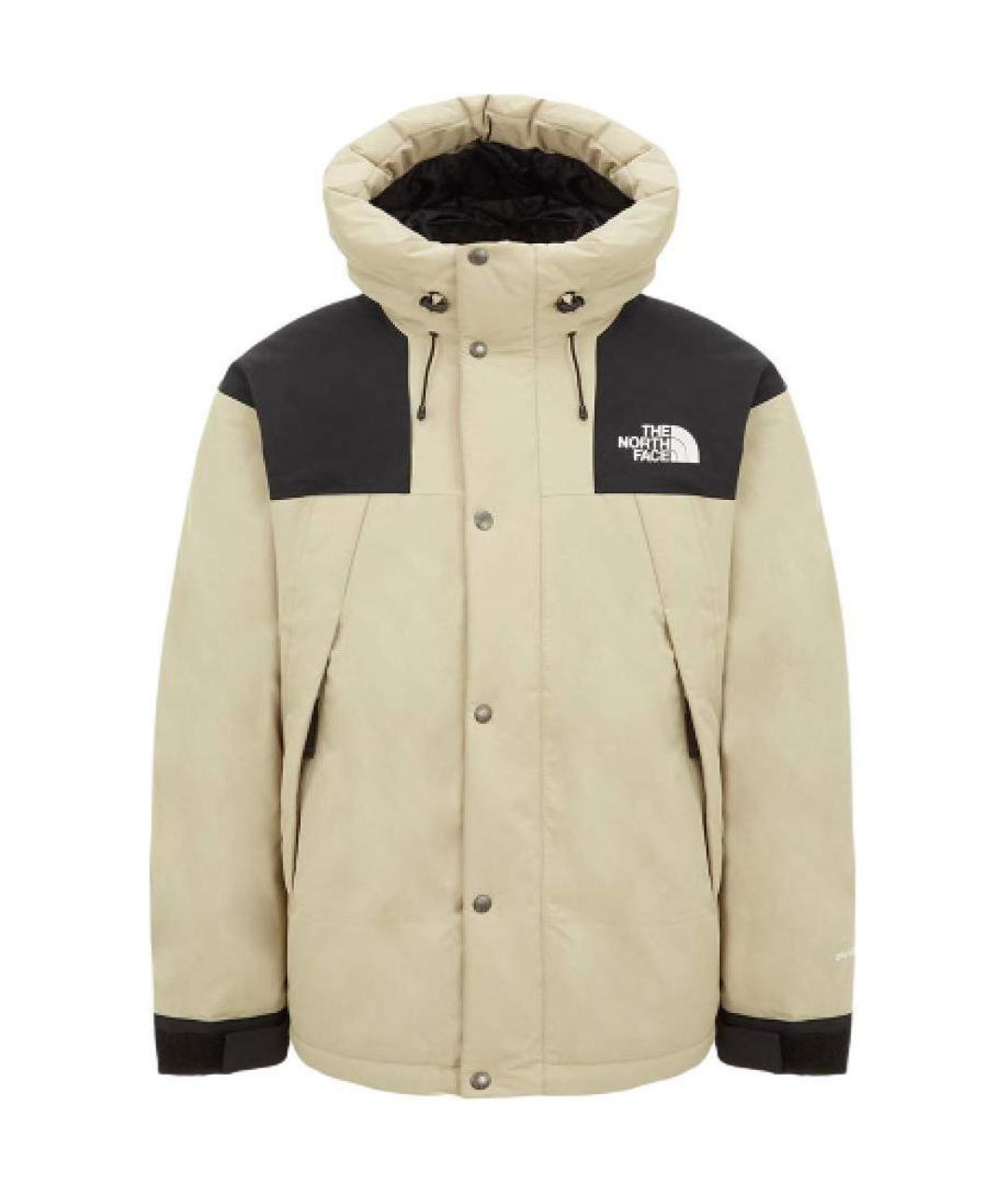 THE NORTH FACE Бежевый пуховик, фото 1