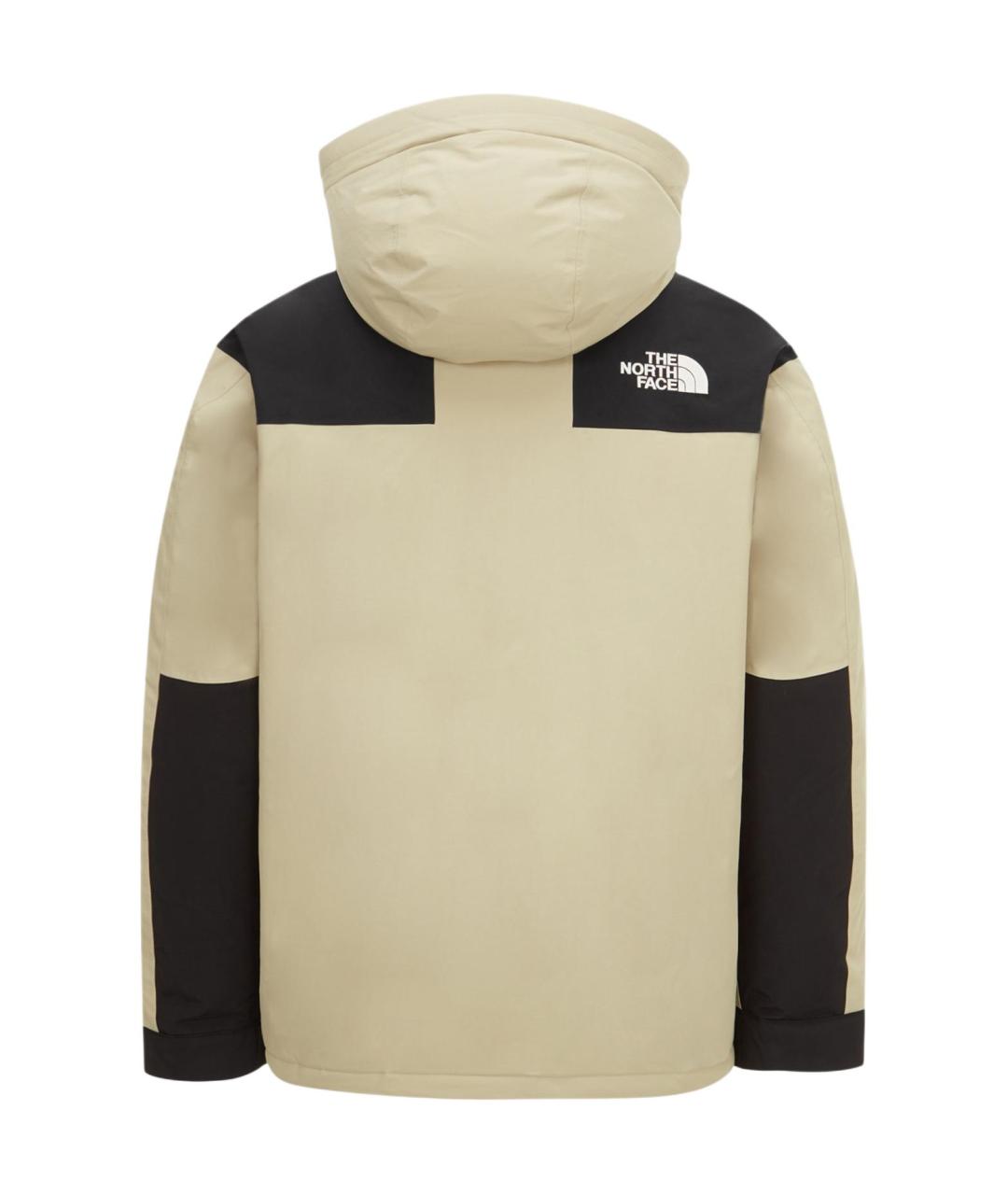 THE NORTH FACE Бежевый пуховик, фото 3