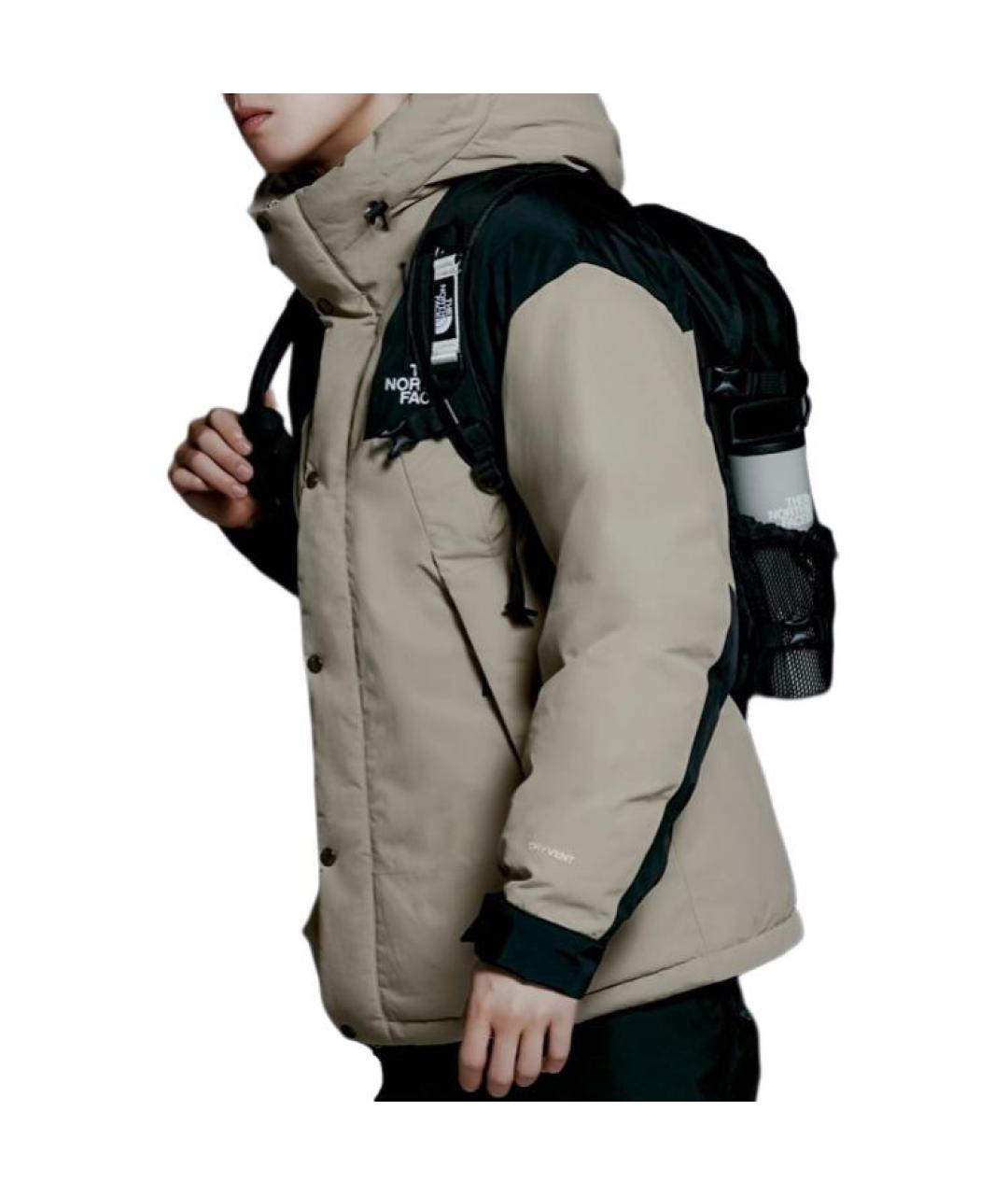 THE NORTH FACE Бежевый пуховик, фото 5