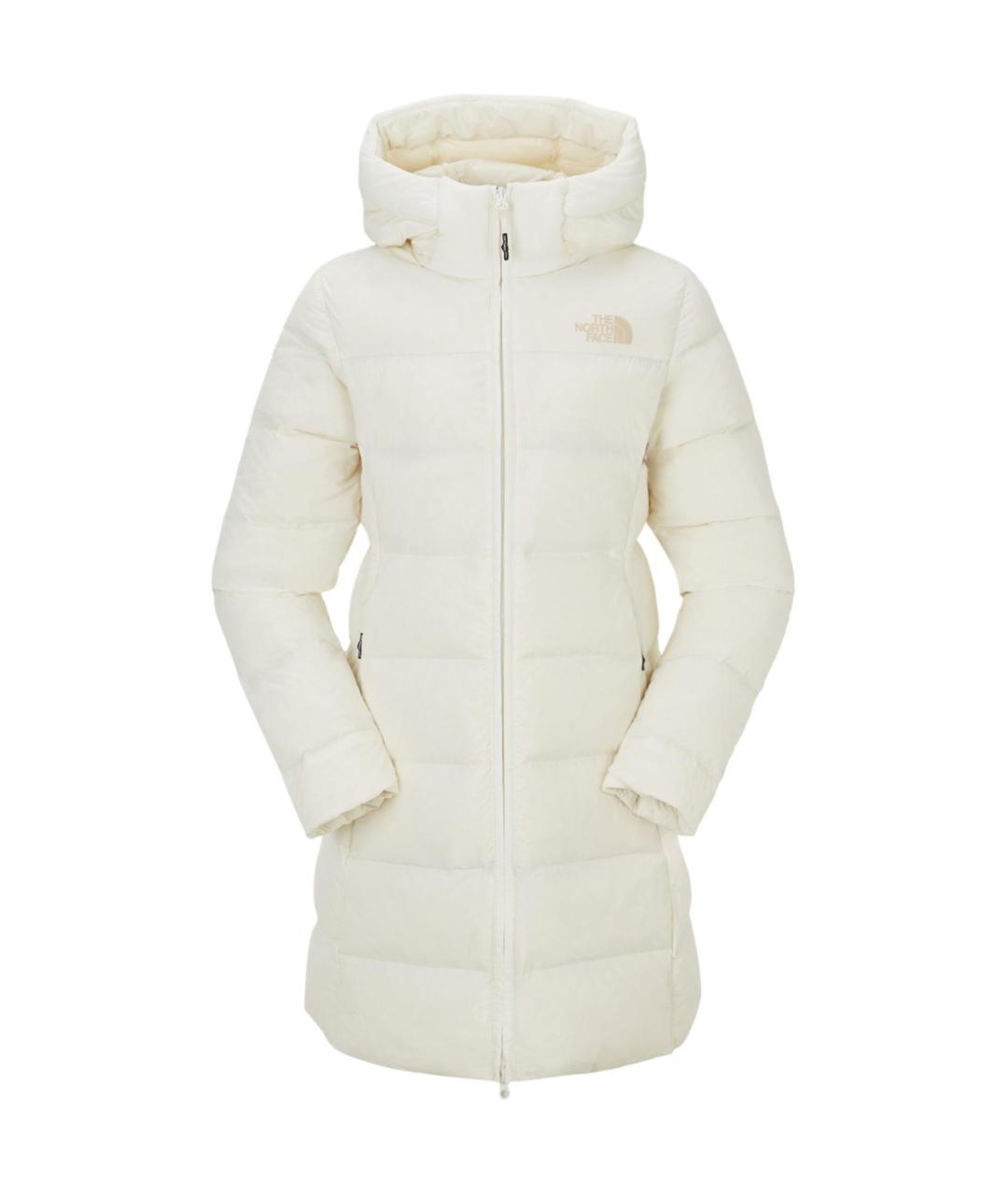 THE NORTH FACE Белый полиамидовый пуховик, фото 1