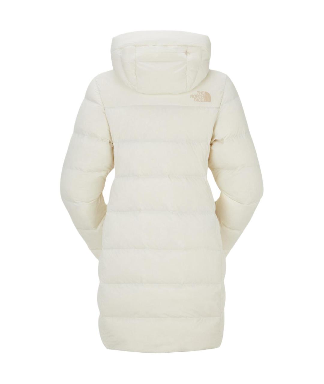 THE NORTH FACE Белый полиамидовый пуховик, фото 2