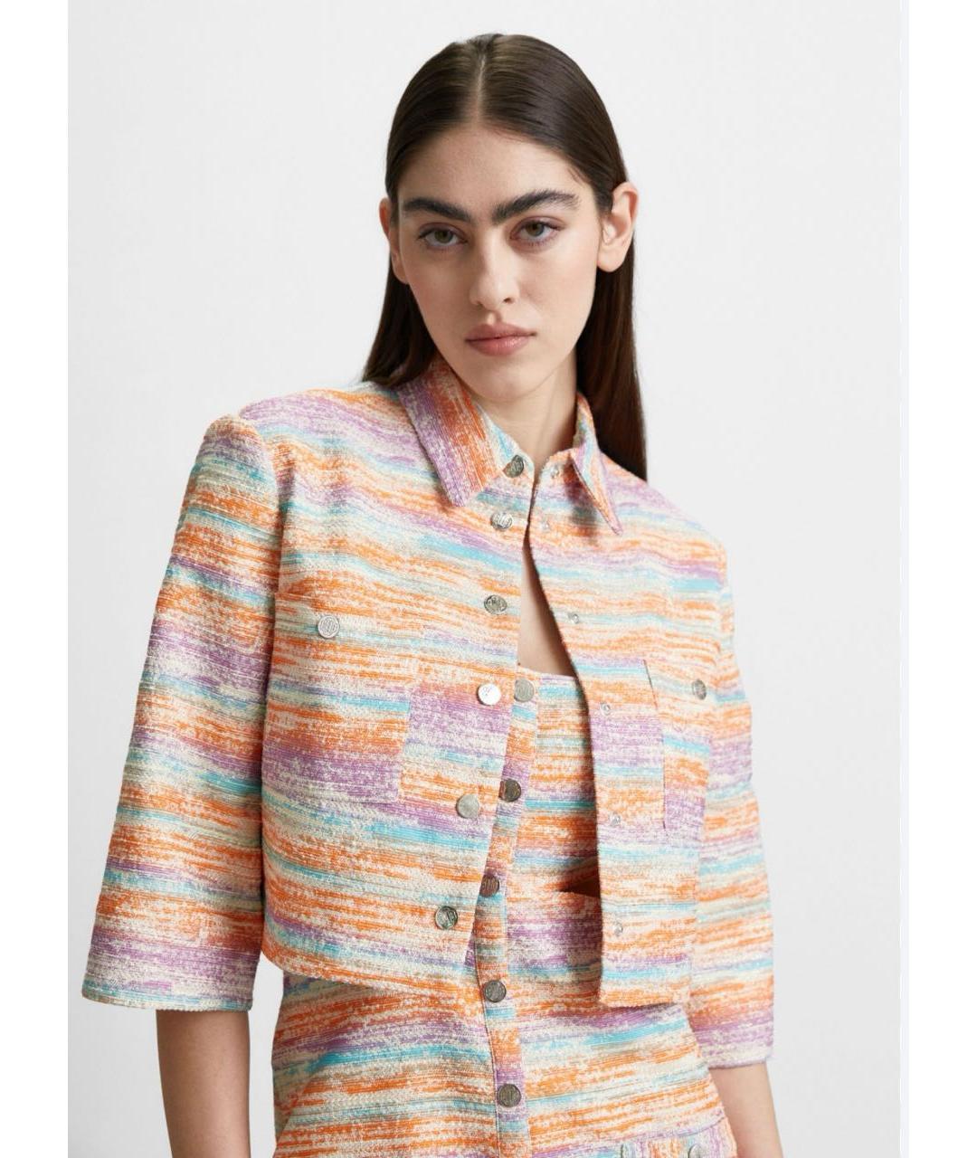 MAJE Мульти полиэстеровый жакет/пиджак, фото 8