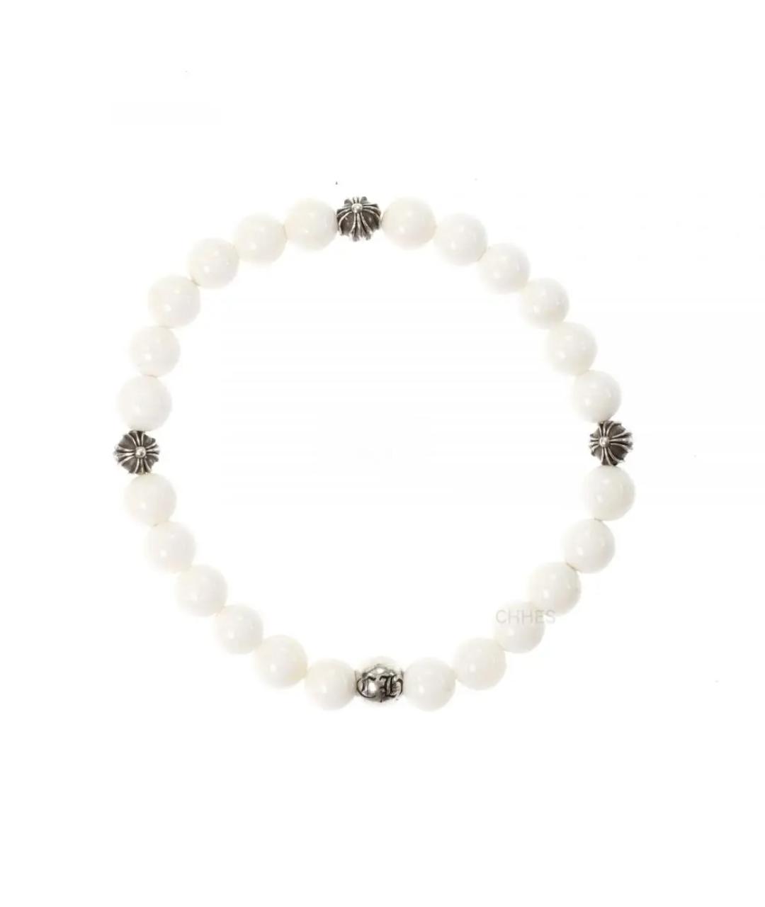 CHROME HEARTS Белый серебряный браслет, фото 2