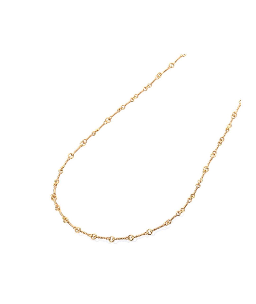 CHROME HEARTS Золотая цепочка из желтого золота, фото 3