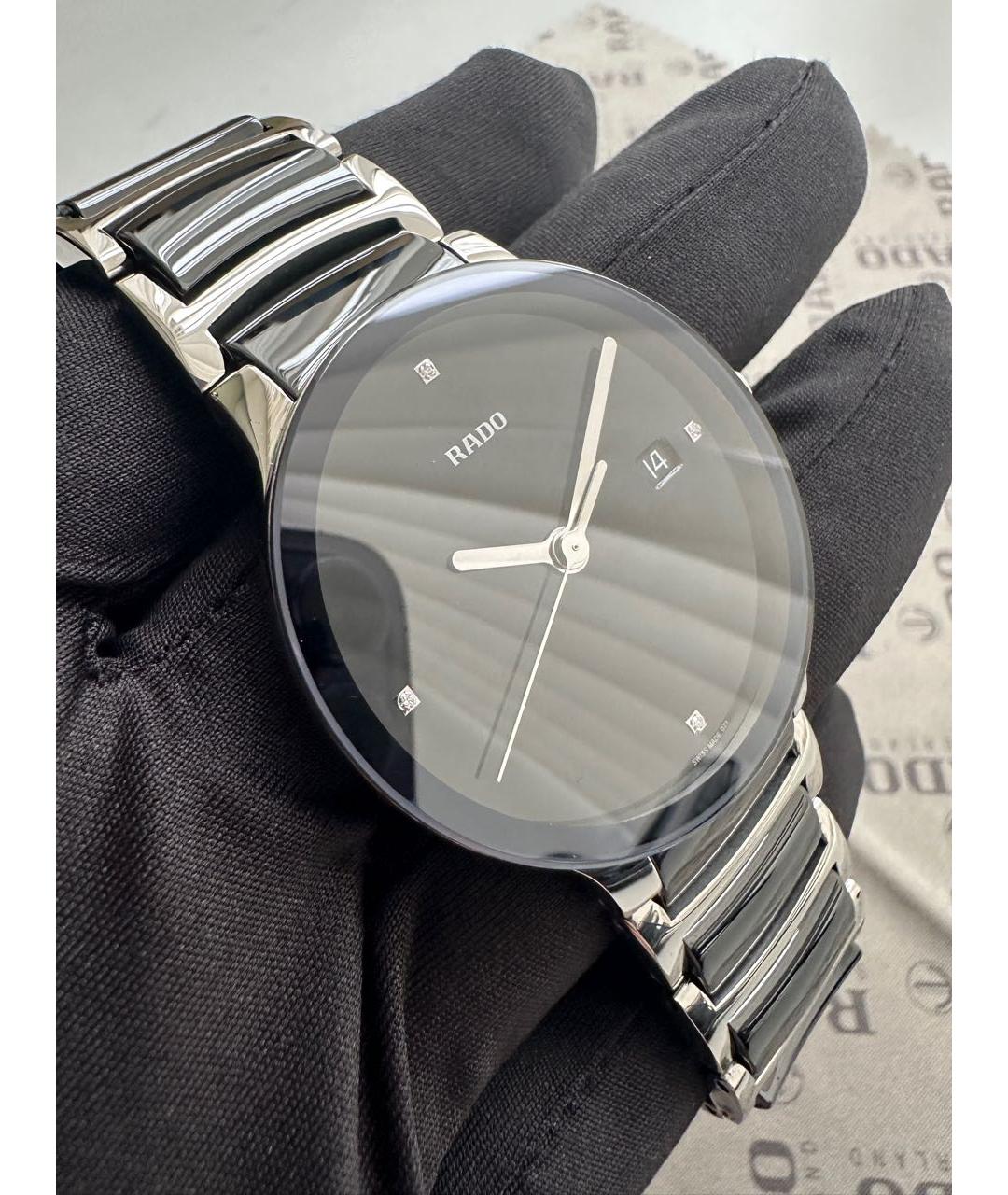 RADO Серебряные стальные часы, фото 5