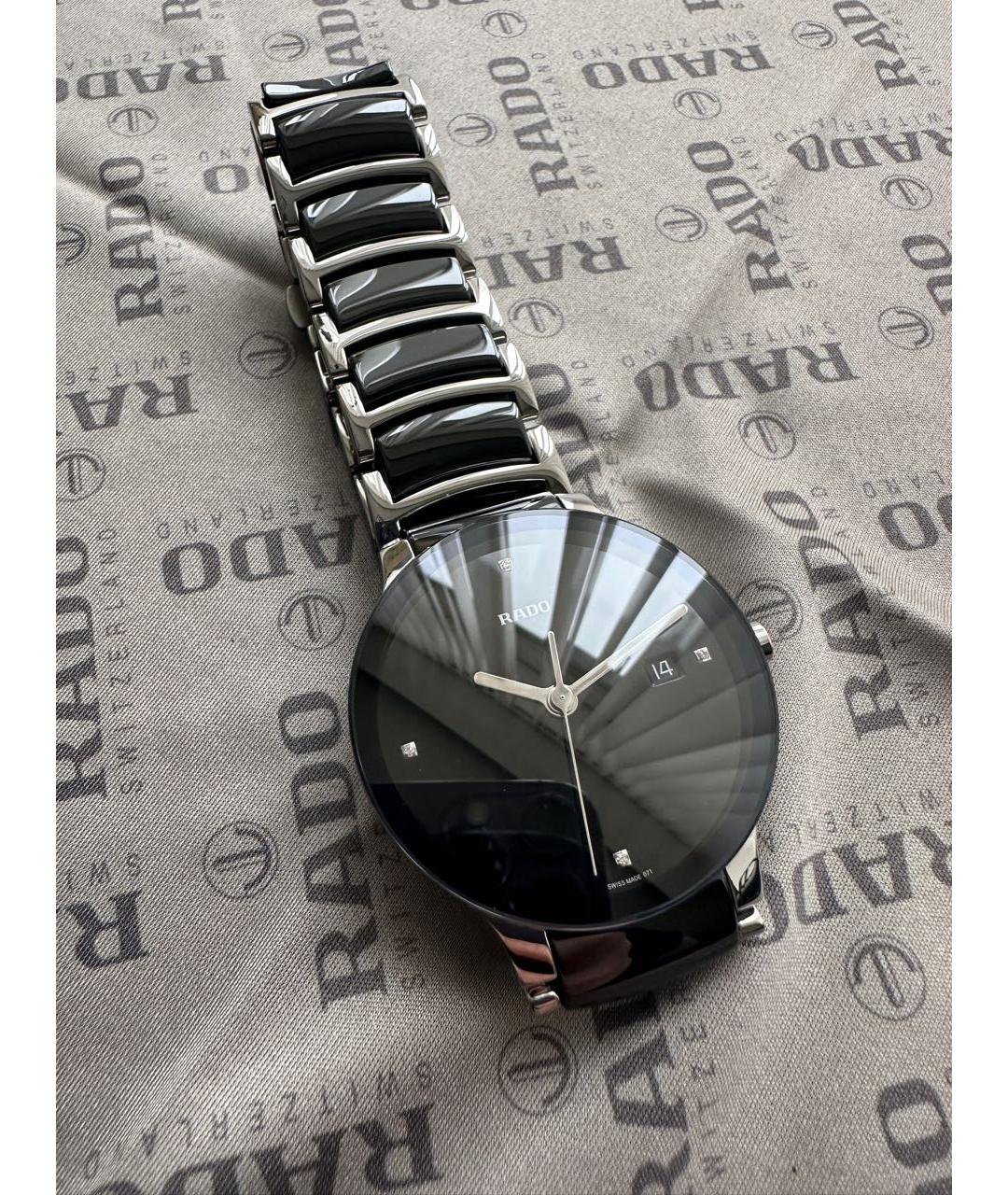 RADO Серебряные стальные часы, фото 4