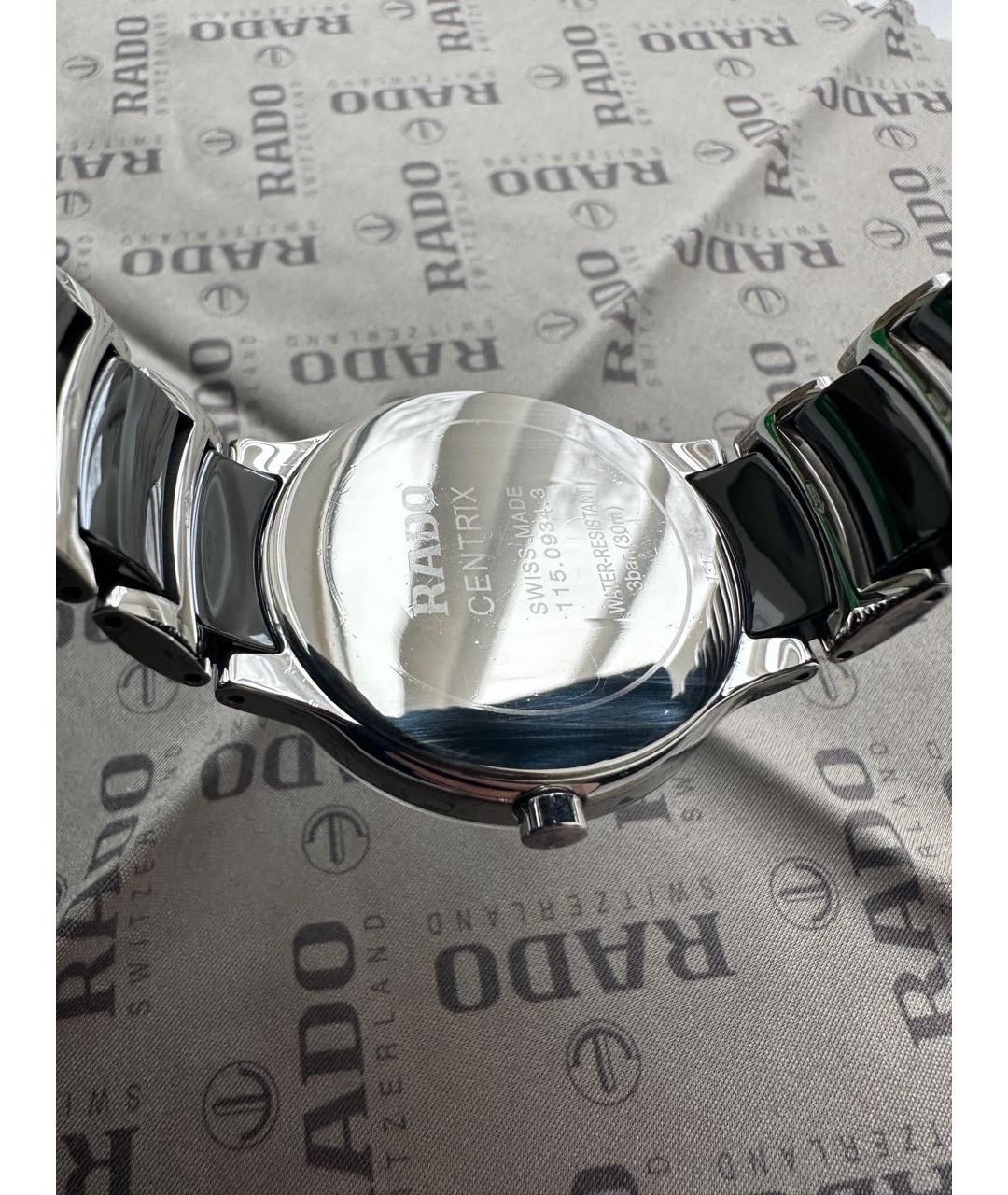 RADO Серебряные стальные часы, фото 2