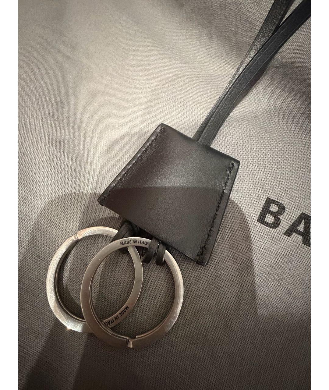 BALENCIAGA Черная кожаная сумка через плечо, фото 7