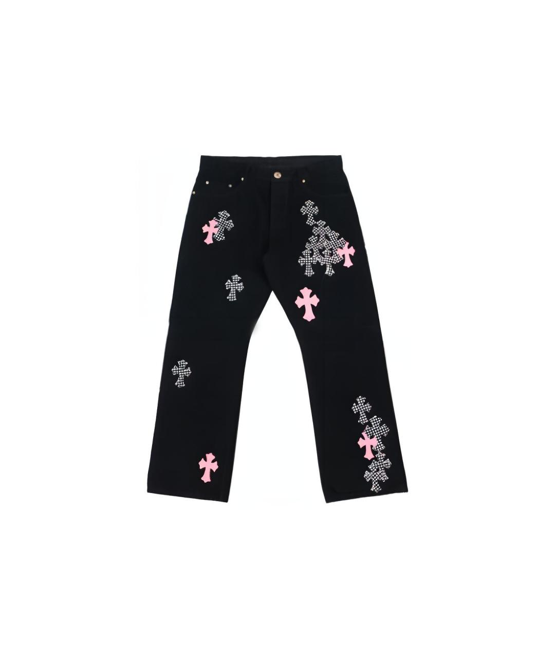 CHROME HEARTS Черные прямые джинсы, фото 7