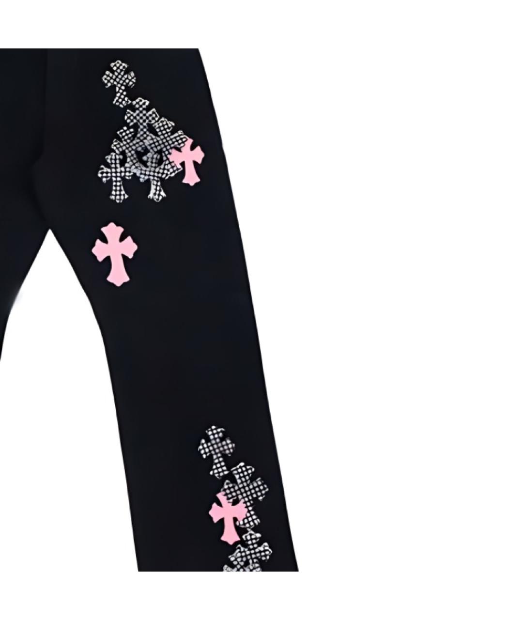 CHROME HEARTS Черные прямые джинсы, фото 5