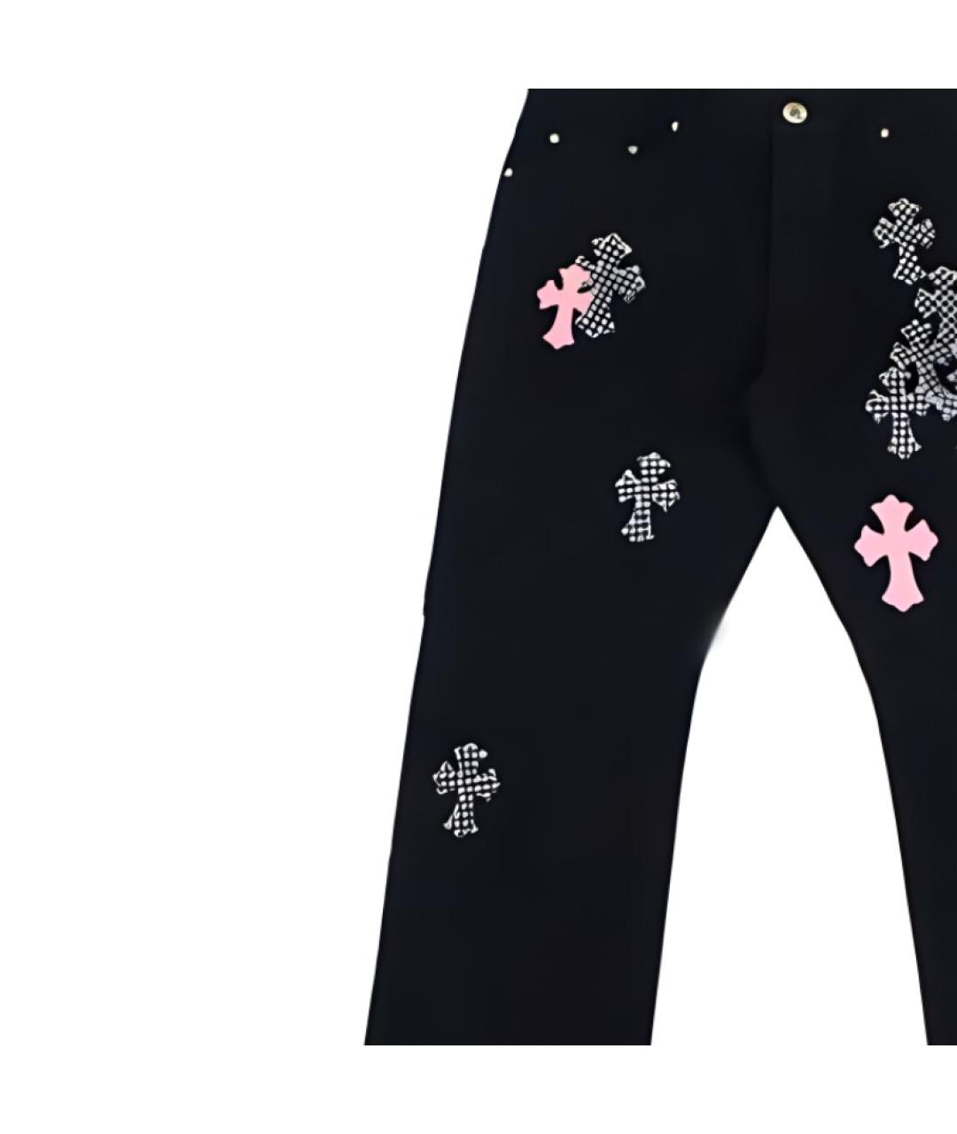 CHROME HEARTS Черные прямые джинсы, фото 6