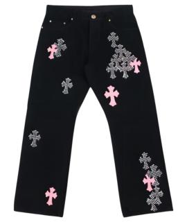 CHROME HEARTS Прямые джинсы
