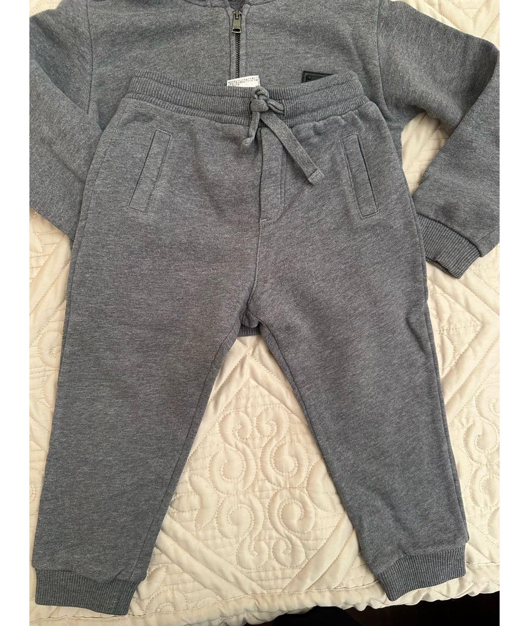 DOLCE&GABBANA Серый хлопковый комплект, фото 5