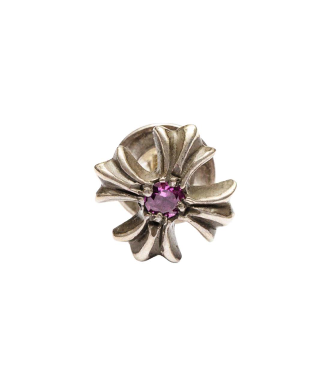 CHROME HEARTS Серебряные серебряные серьги, фото 2