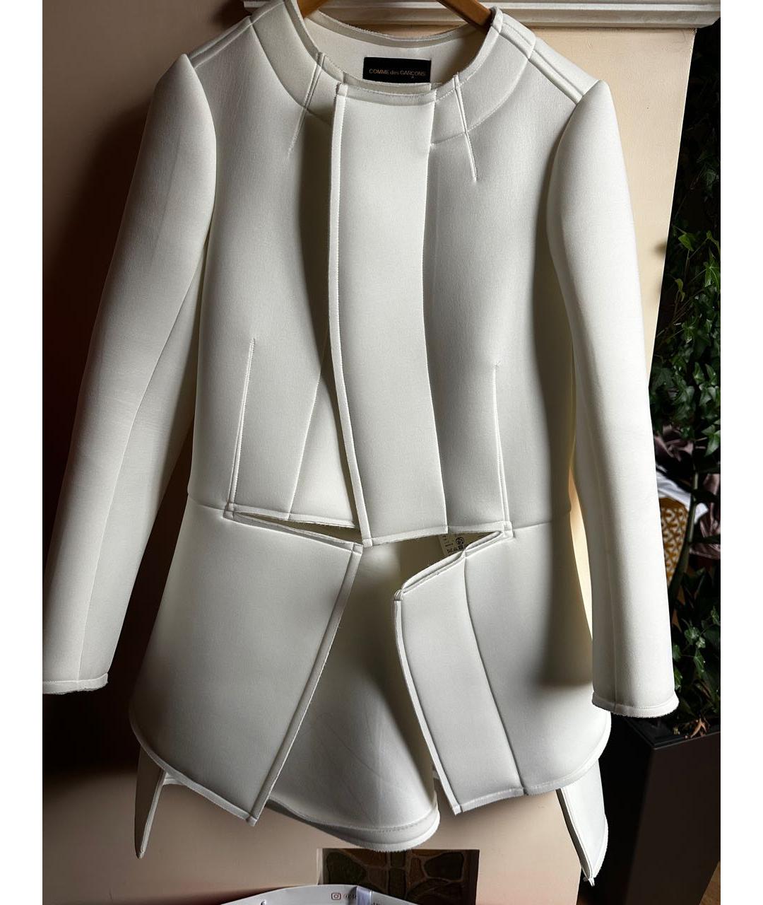 COMME DES GARÇONS Белый полиамидовый жакет/пиджак, фото 9