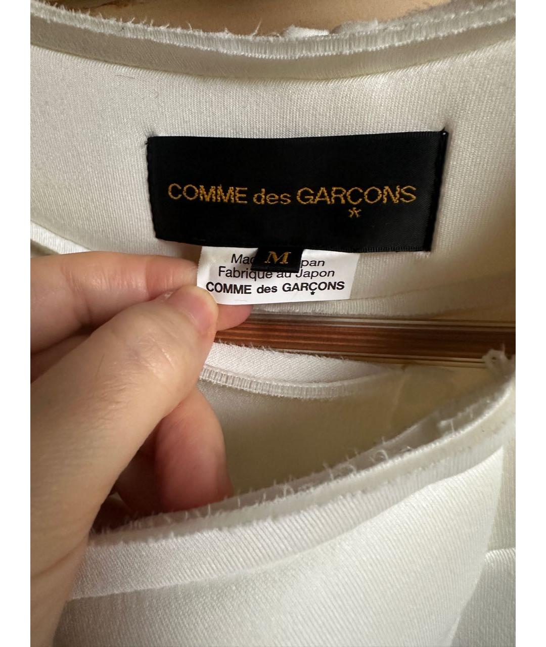 COMME DES GARÇONS Белый полиамидовый жакет/пиджак, фото 7