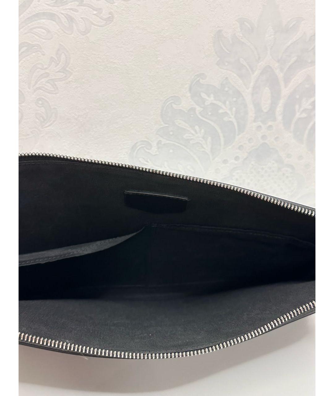 MONTBLANC Черная кожаная папка для документов, фото 4