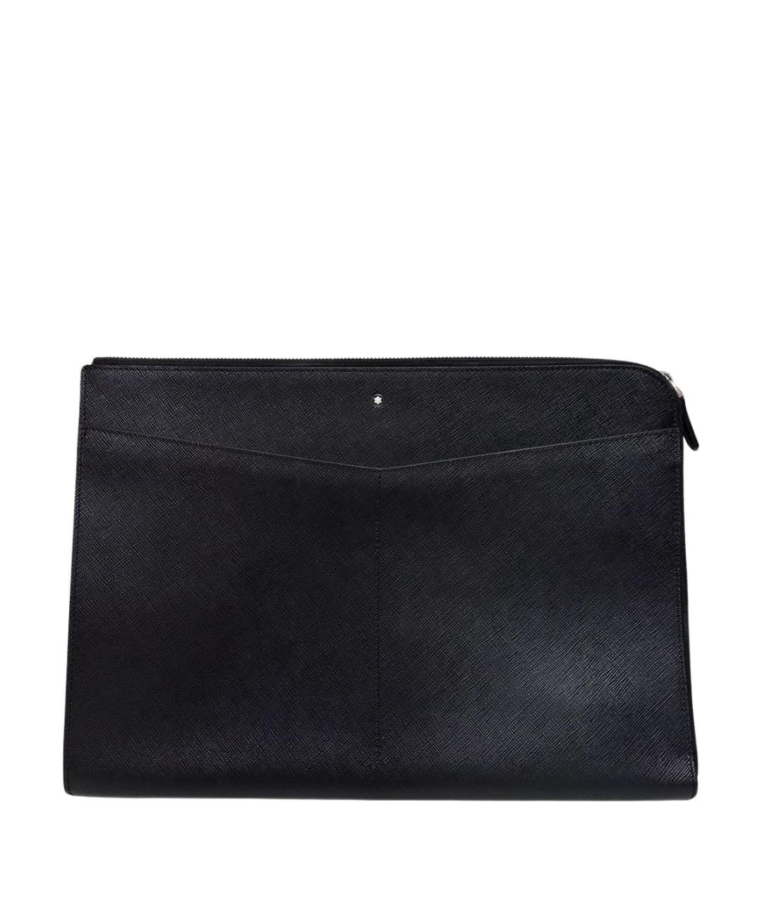 MONTBLANC Черная кожаная папка для документов, фото 1