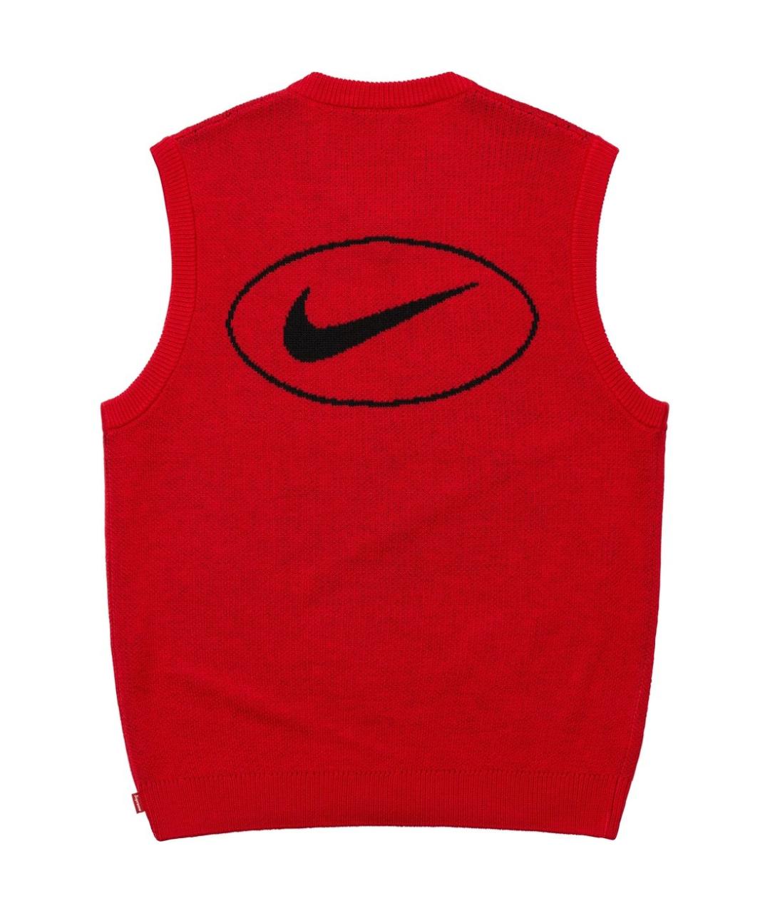 SUPREME Красная жилетка, фото 2