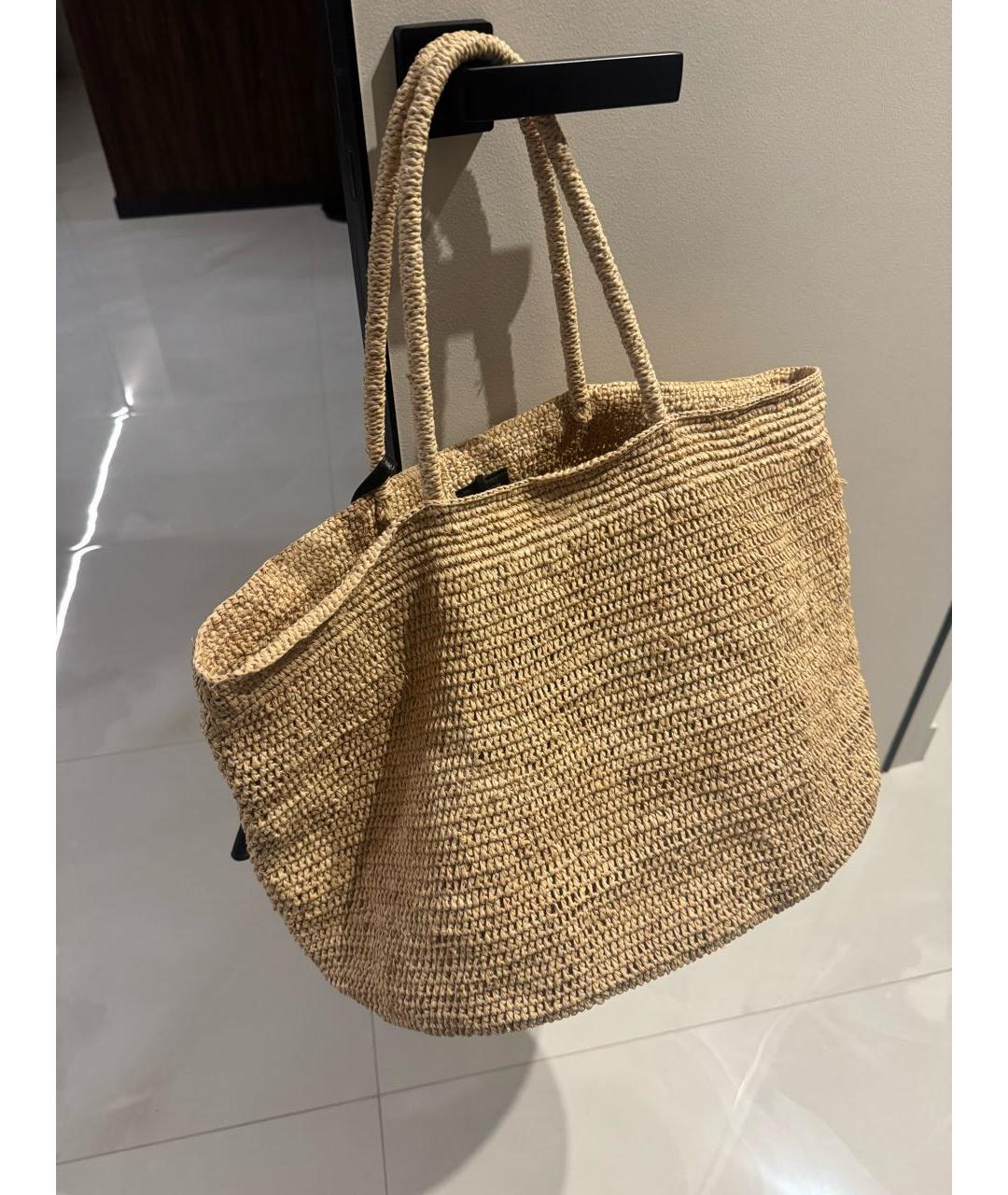 THE ROW Бежевая пелетеная сумка тоут, фото 8