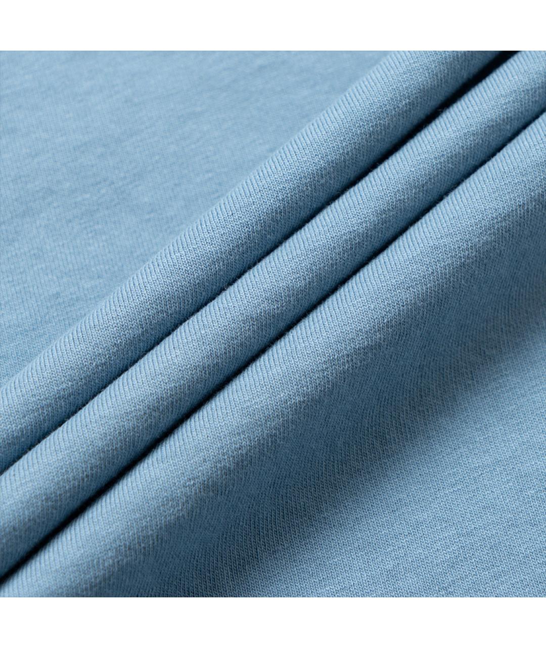 BALENCIAGA Голубая хлопковая футболка, фото 4