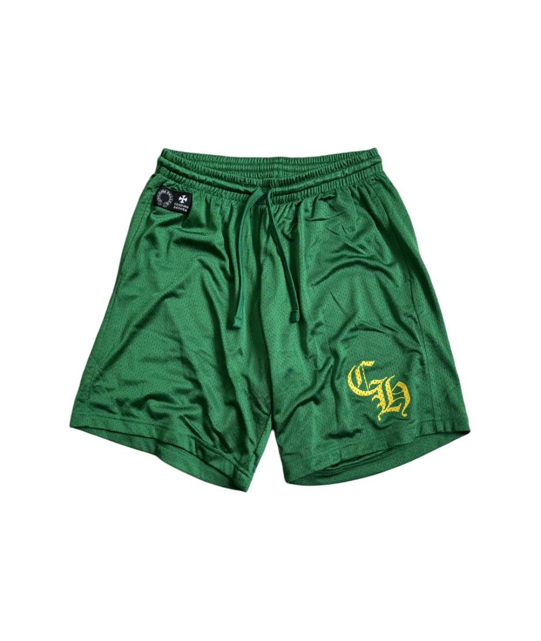 CHROME HEARTS Зеленые шорты, фото 1