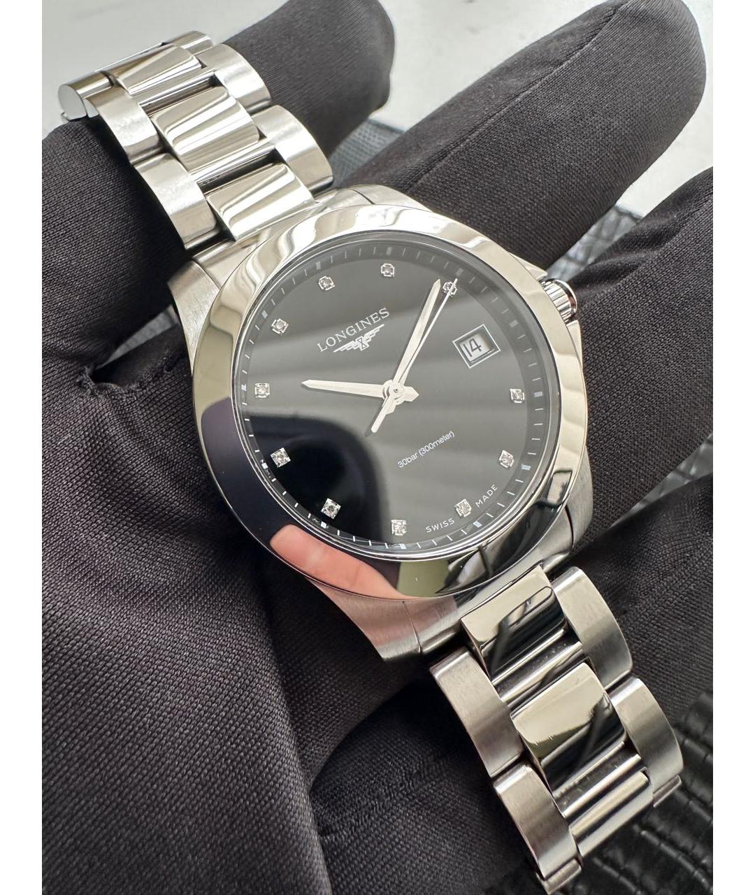 LONGINES Серебряные металлические часы, фото 5