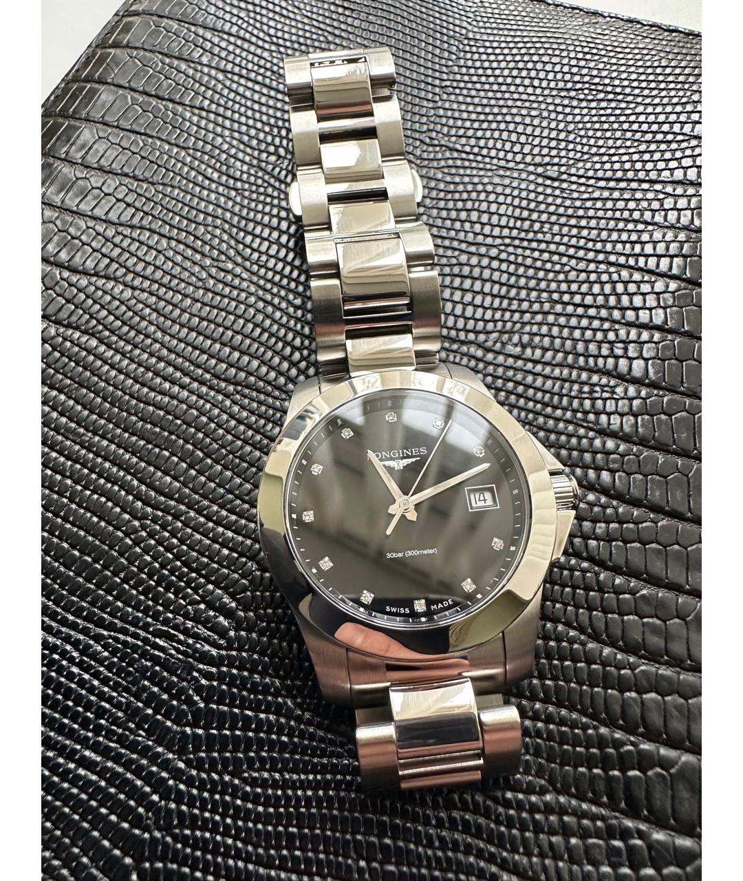 LONGINES Серебряные металлические часы, фото 7