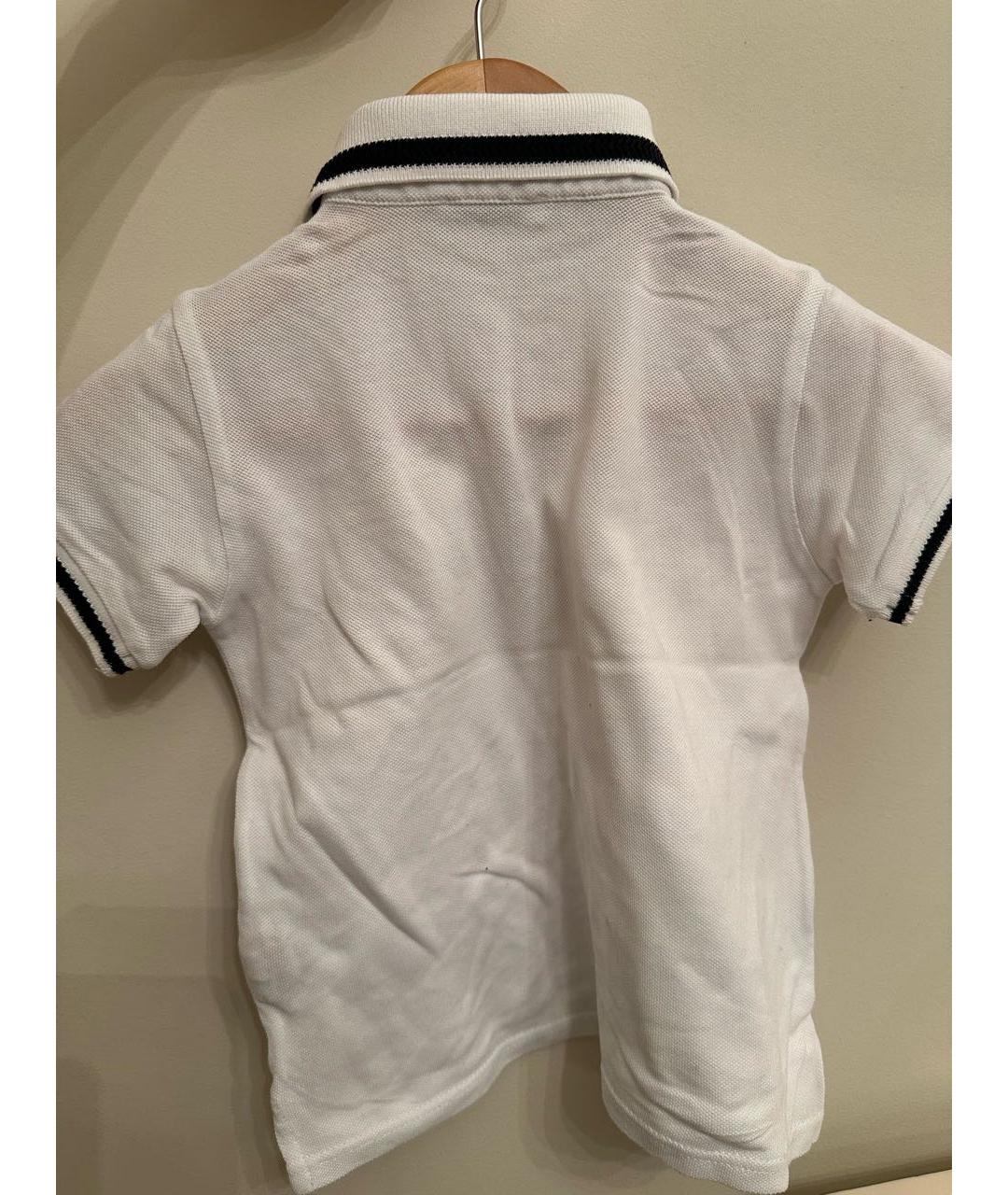 DOLCE & GABBANA KIDS Белая хлопковая детская футболка, фото 2