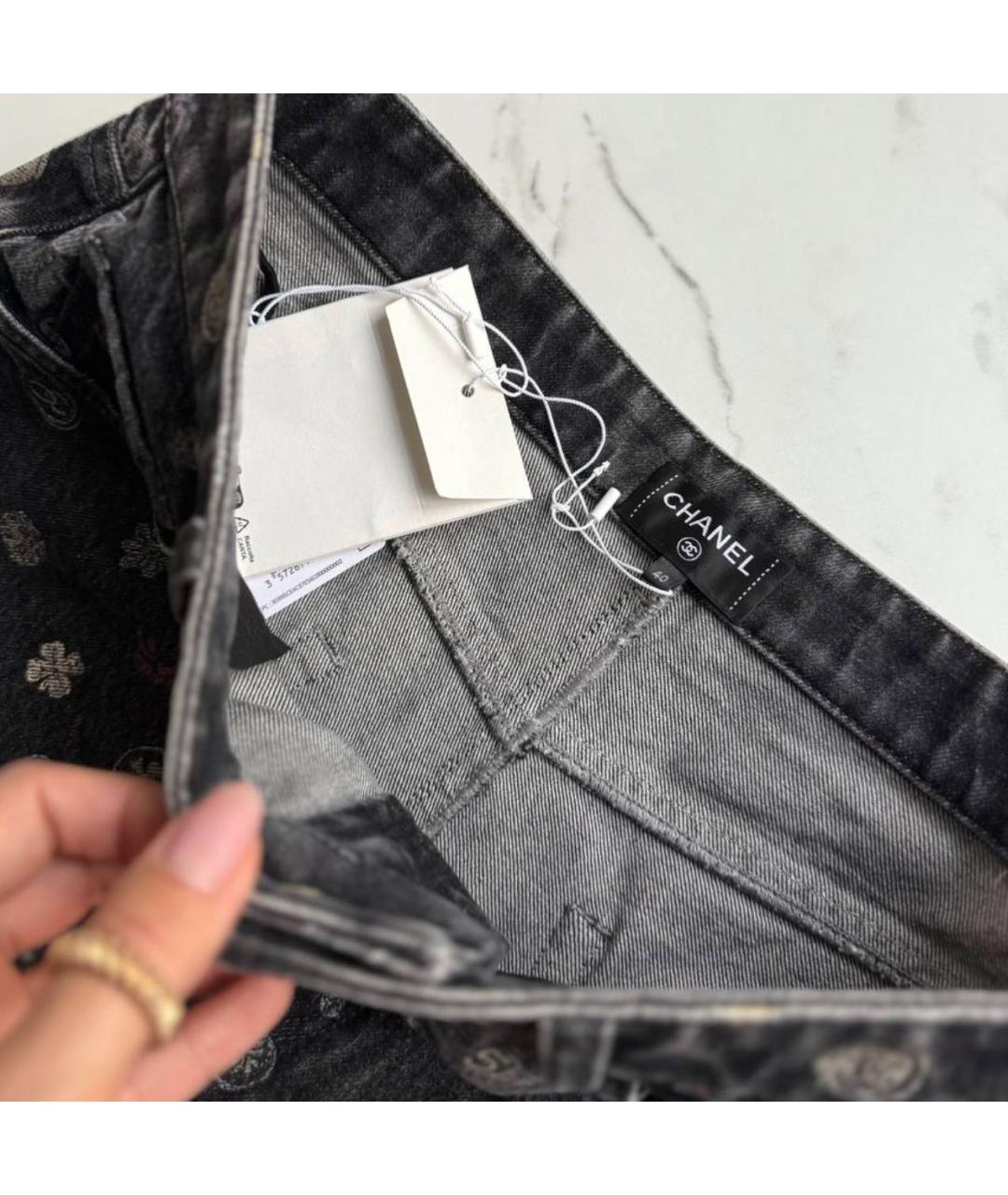 CHANEL Черные хлопковые шорты, фото 8