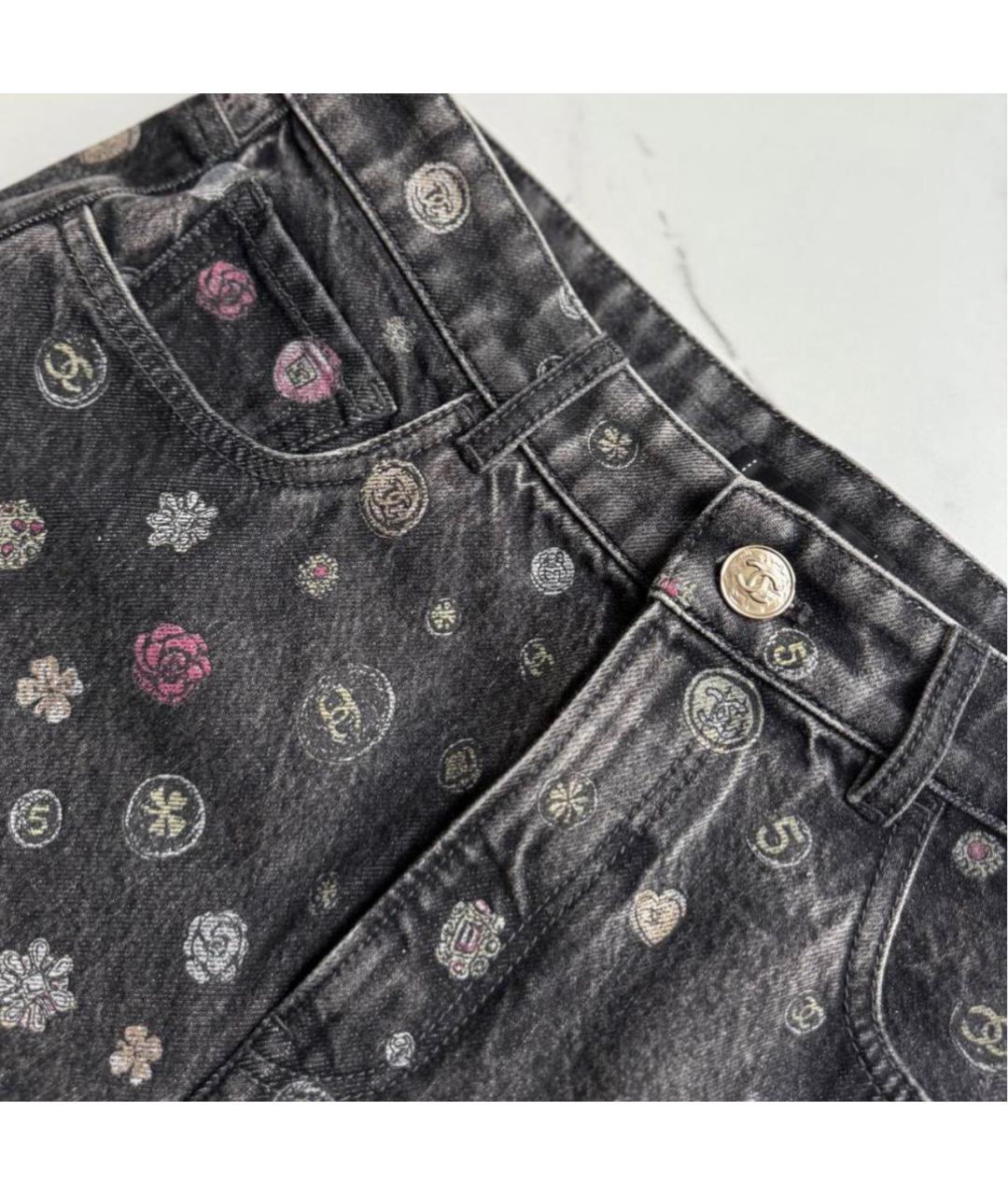 CHANEL Черные хлопковые шорты, фото 7