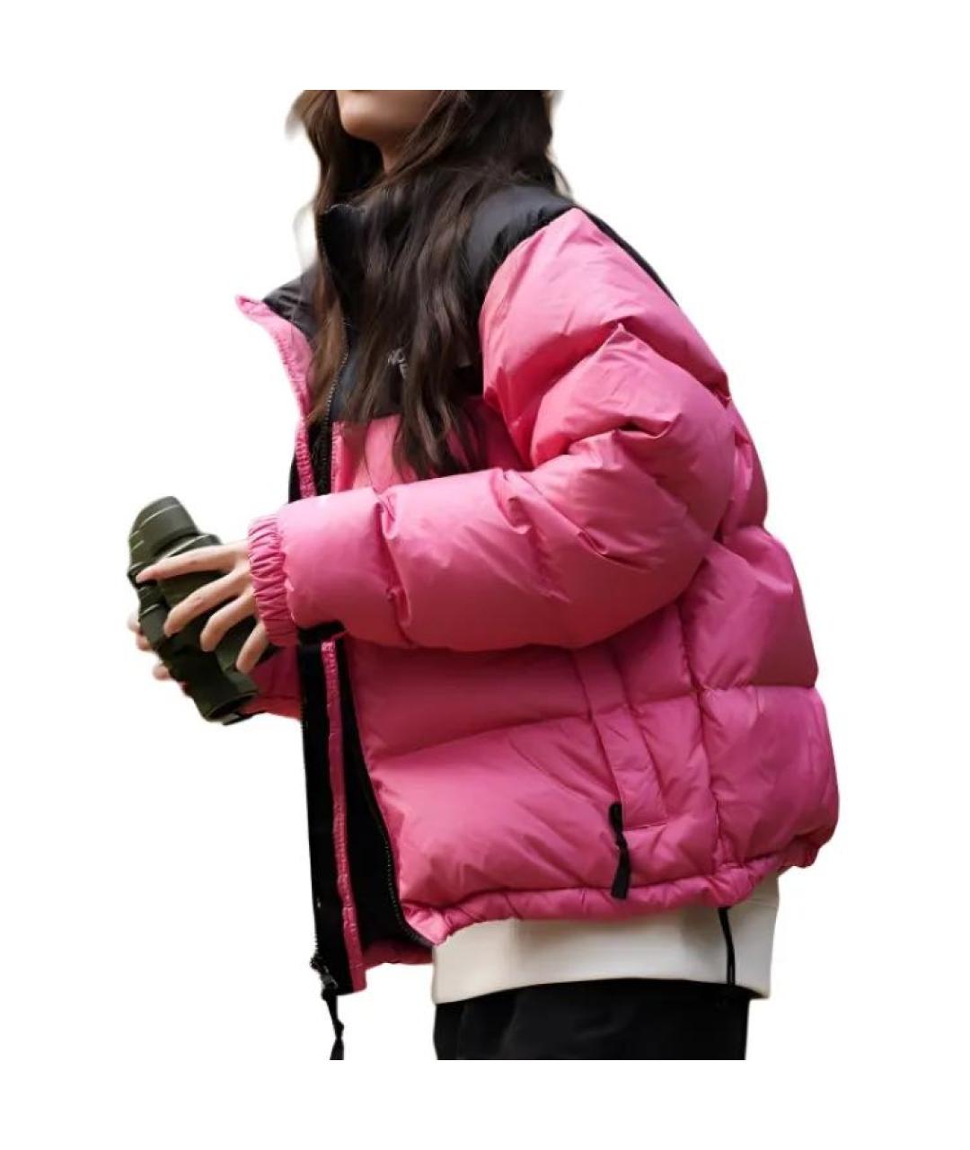 THE NORTH FACE Розовый полиэстеровый пуховик, фото 4