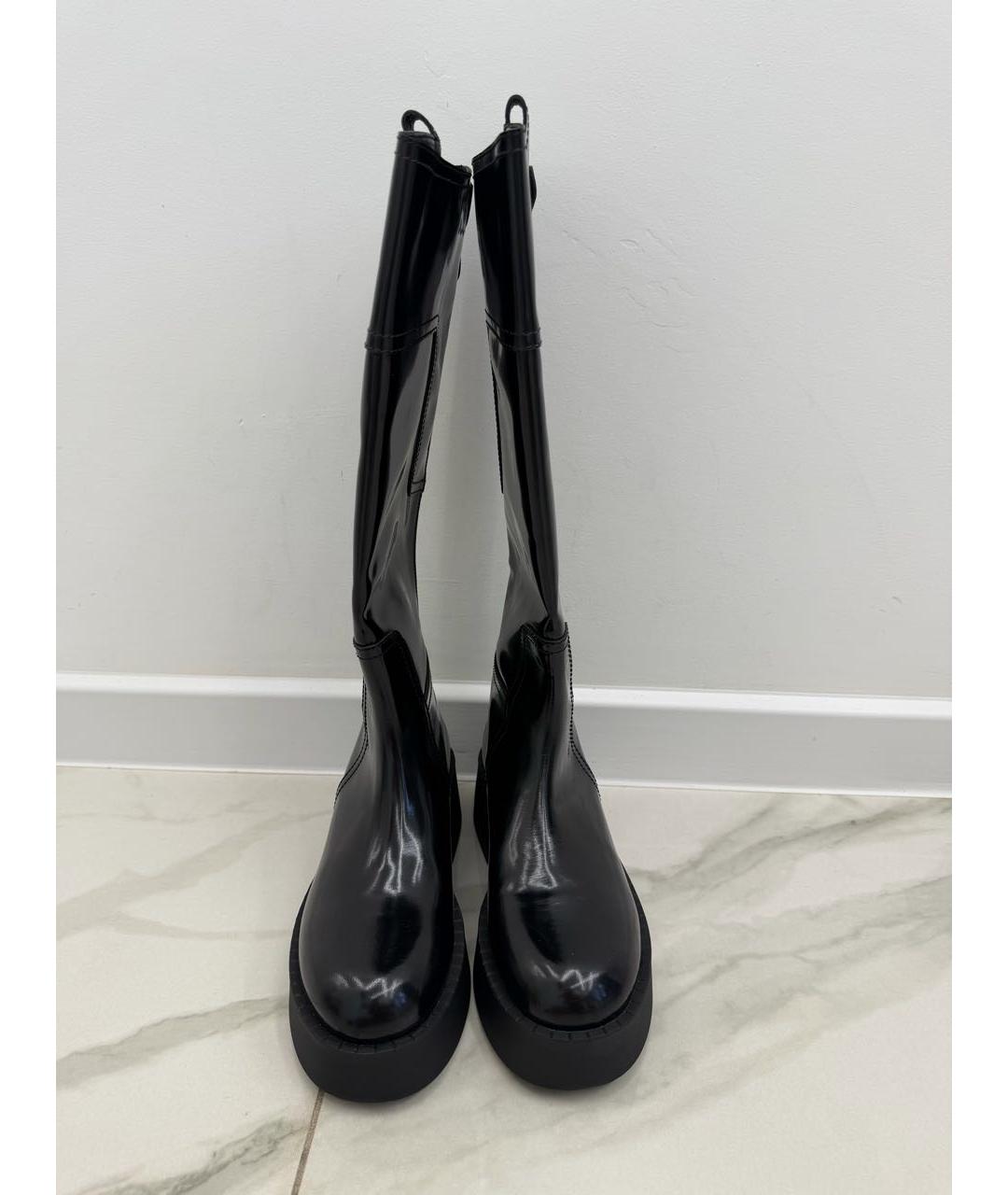 PREMIATA Черные кожаные сапоги, фото 2