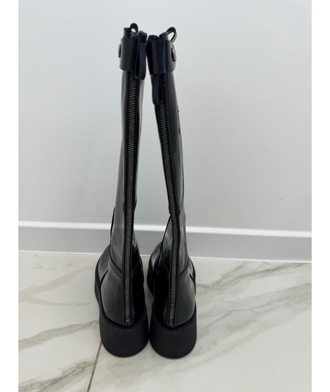 PREMIATA Черные кожаные сапоги, фото 4