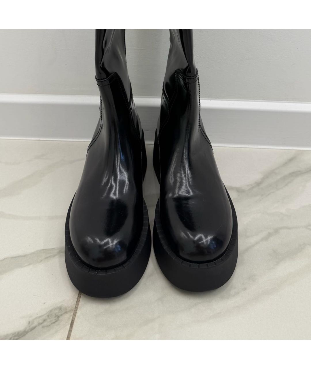 PREMIATA Черные кожаные сапоги, фото 3