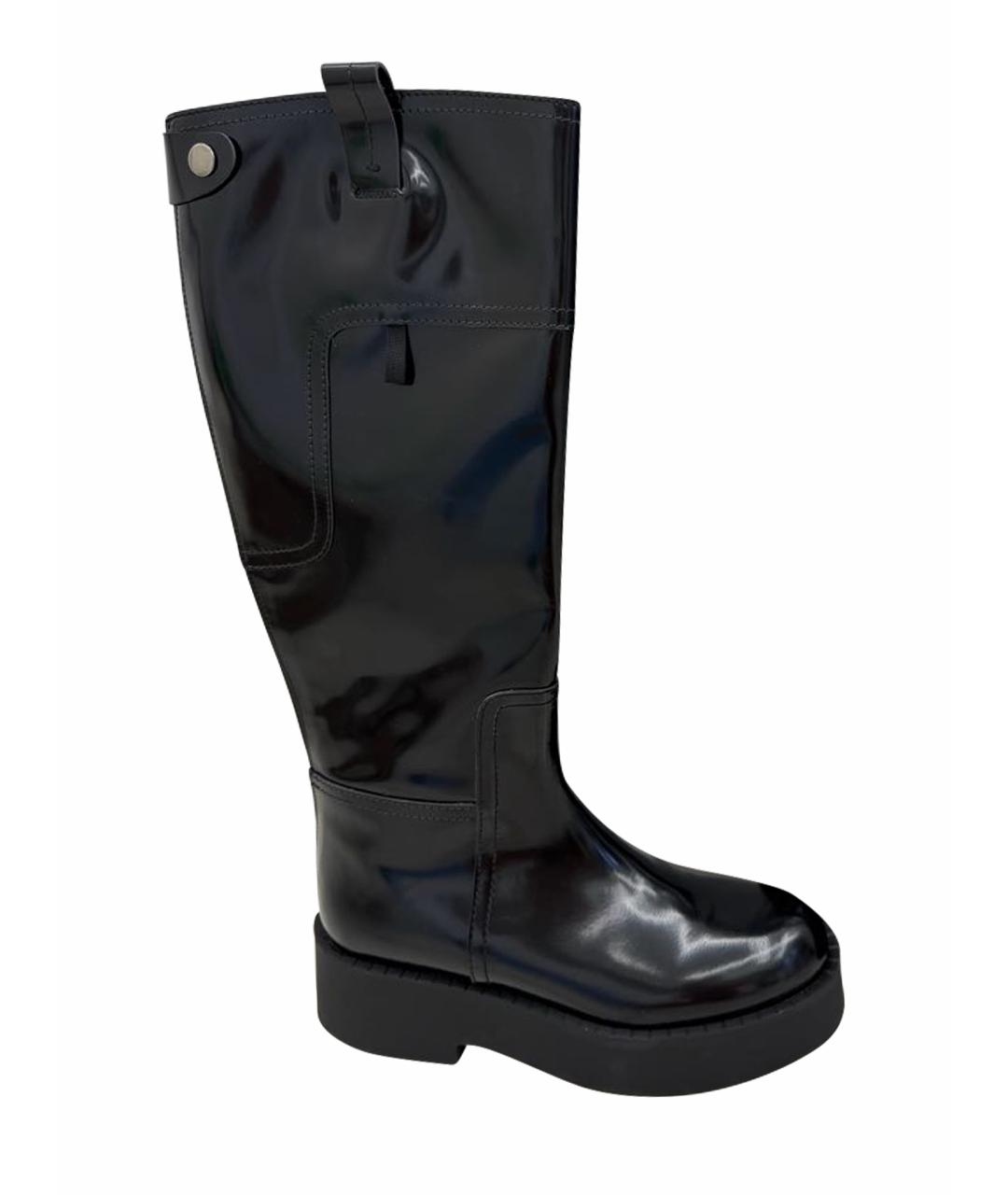 PREMIATA Черные кожаные сапоги, фото 1