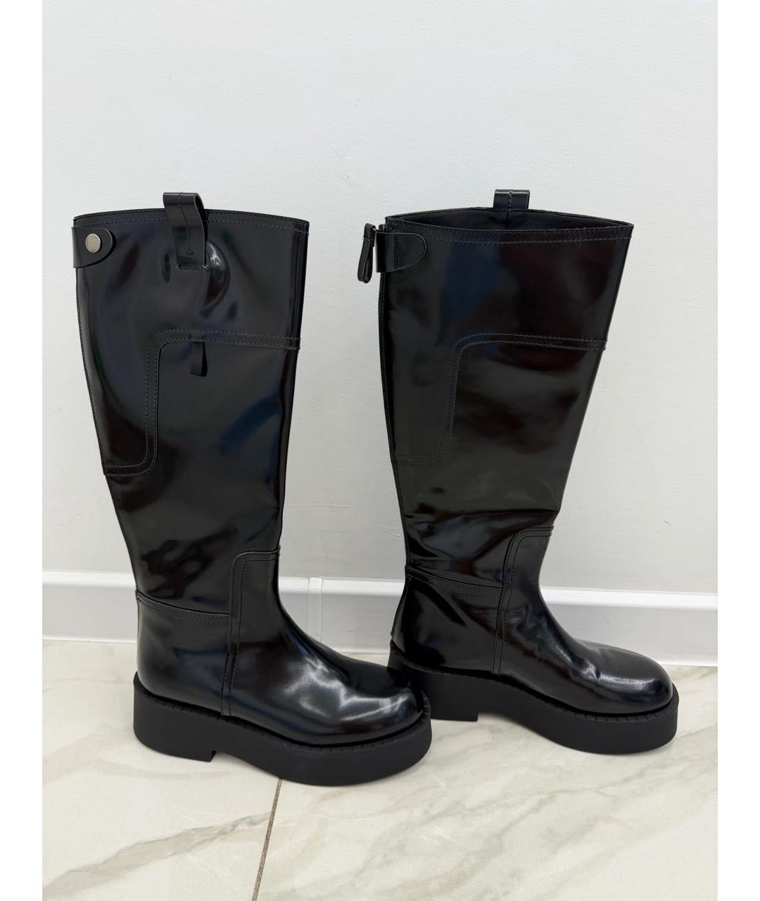 PREMIATA Черные кожаные сапоги, фото 5